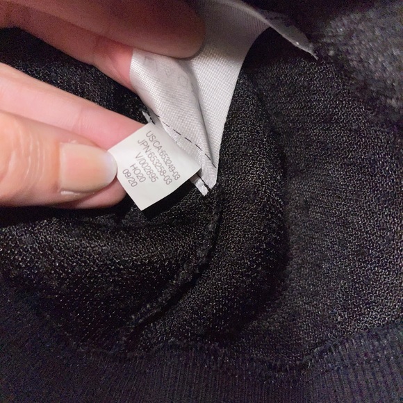 Banana Republic Fuzzy Crewneck, Pullover, Sweatshirt, black teddy, cozy S or M - Picture 7 of 11